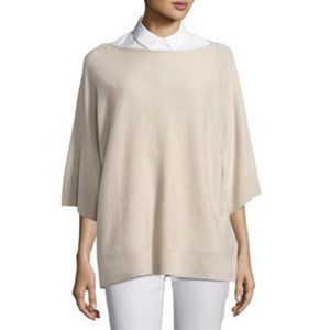 NO MAN'S LAND | Wool & Cashmere Knit Sweater in Oatmeal | L